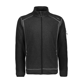 CMP Fleecejacke Knit-Tech mit Stehkragen schwarz Herren